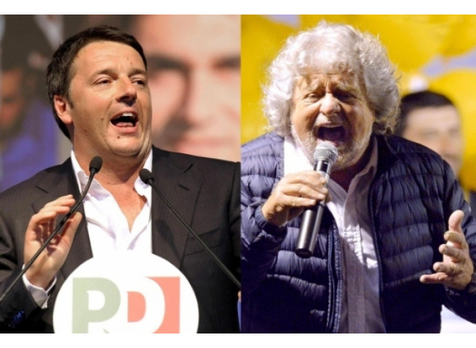 Renzi e Grillo